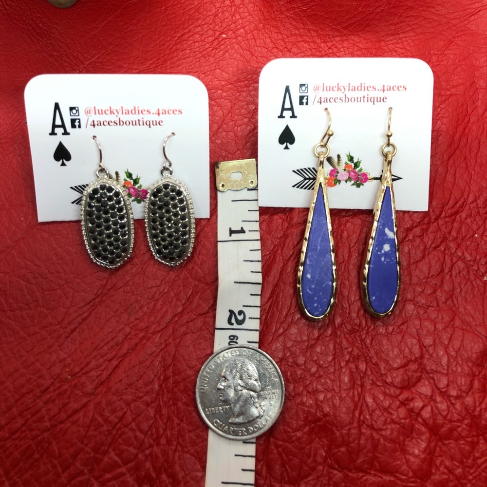🌝 Rhinestone & Gemstone Fashion Jewelry Earrings